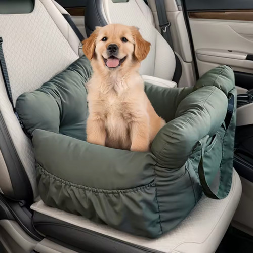 Dog car seat - booster, soft