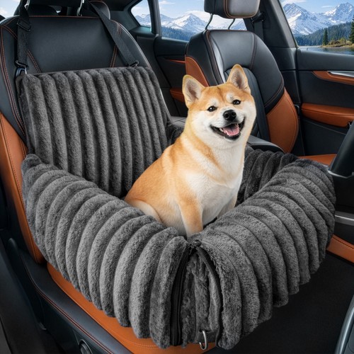 Dog car seat booster - bed, with