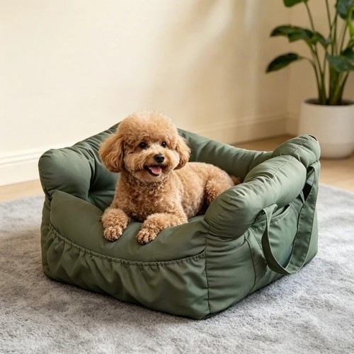 Dog car seat booster - seat, soft